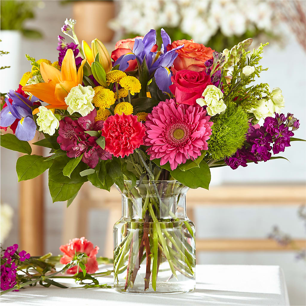 Bold & Bright – A Florist Original – Hawes Florist Llc, Maynard MA