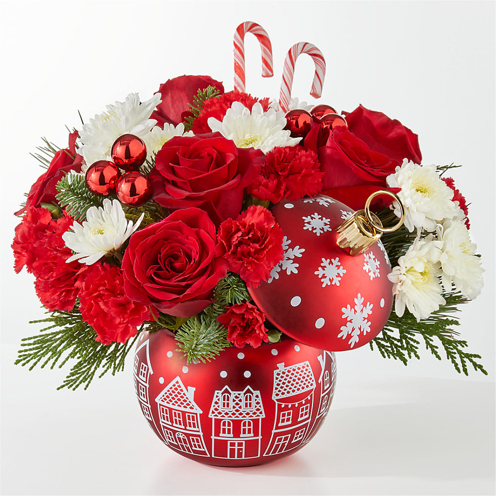 Cheer in the Air Ornament – Hawes Florist Llc, Maynard MA