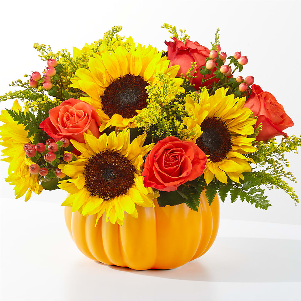 Pick of the Patch Pumpkin Bouquet – Hawes Florist Llc, Maynard MA