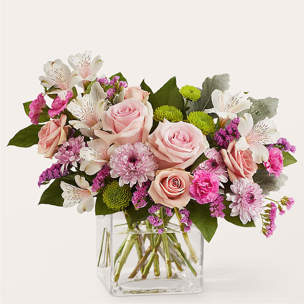 Pink Suede Bouquet – Hawes Florist Llc, Maynard MA