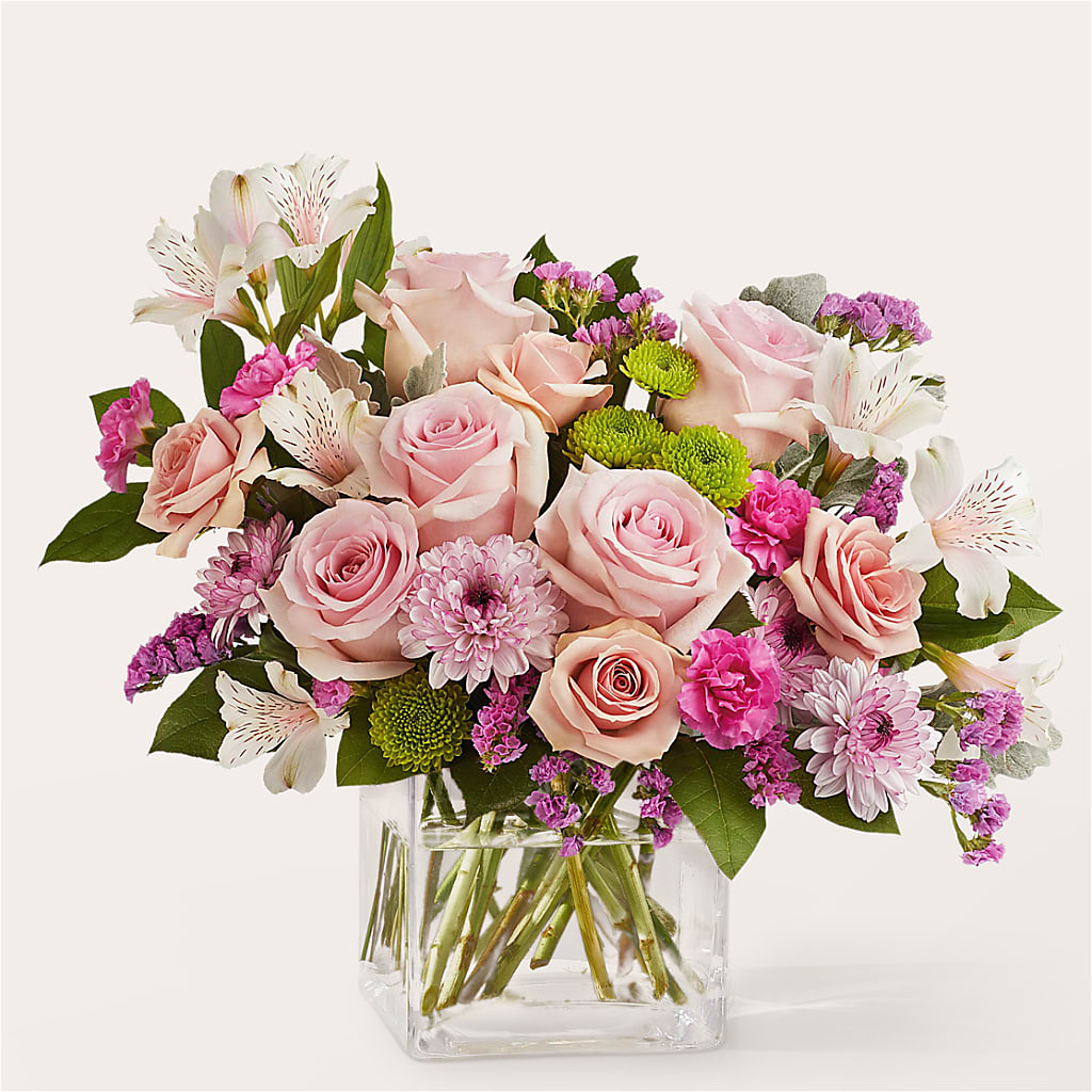 Pink Suede Bouquet – Hawes Florist Llc, Maynard MA