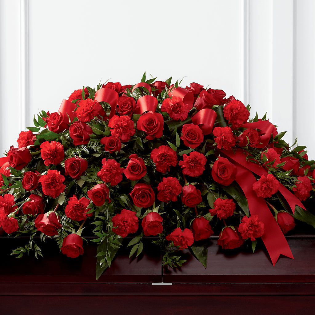 Tribute of Life Casket Spray – Hawes Florist Llc, Maynard MA