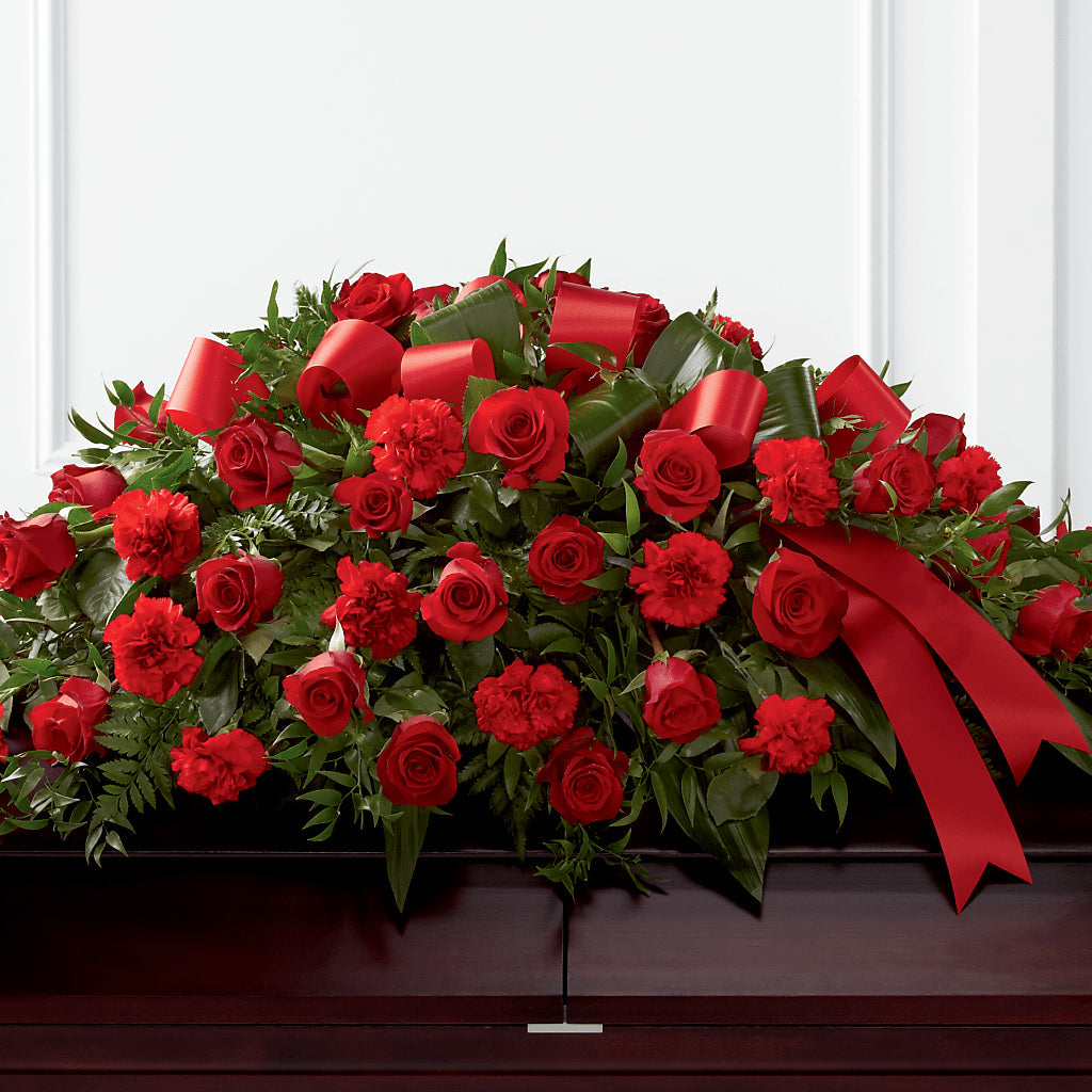 Tribute of Life Casket Spray – Hawes Florist Llc, Maynard MA