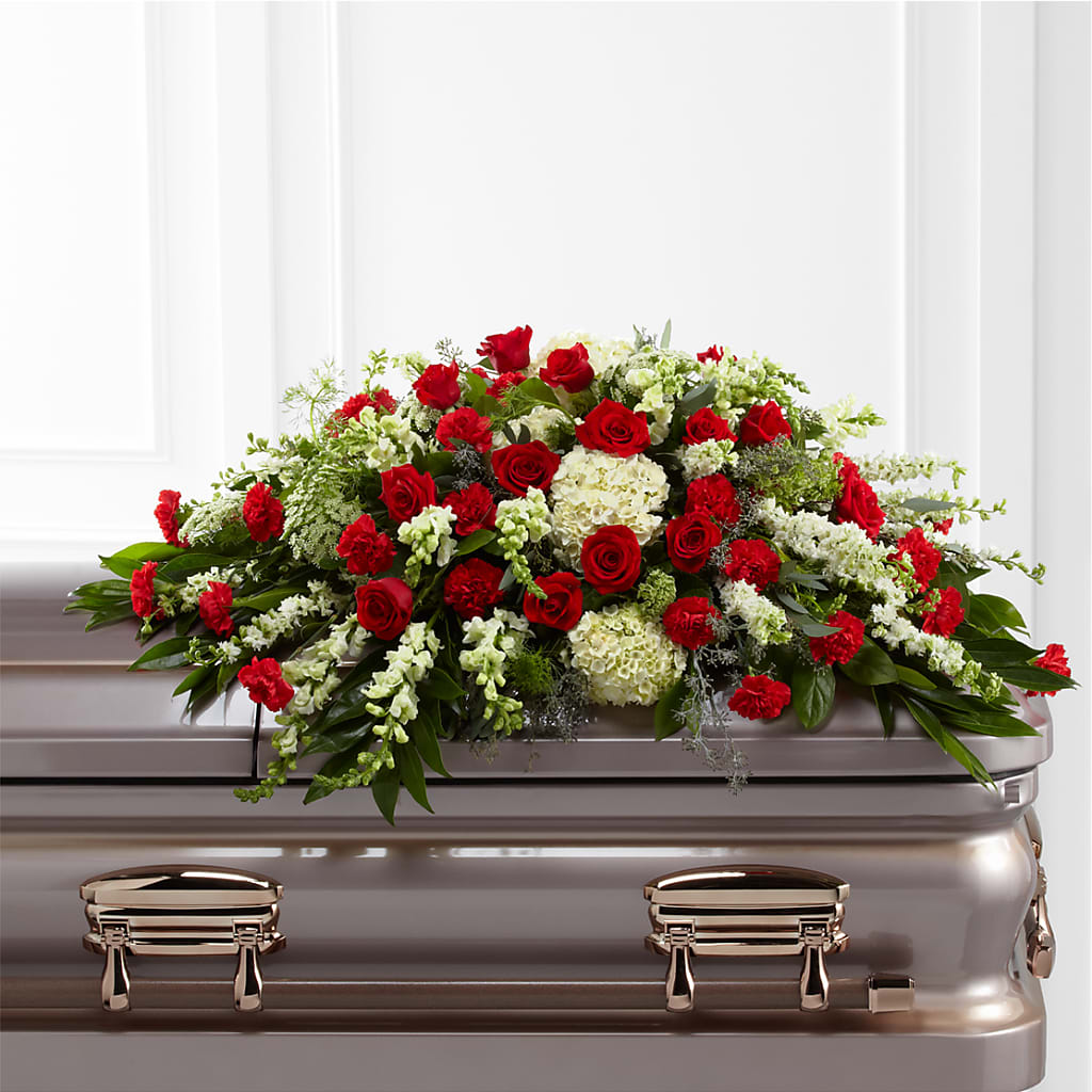 Sincerity Casket Spray – Hawes Florist Llc, Maynard MA