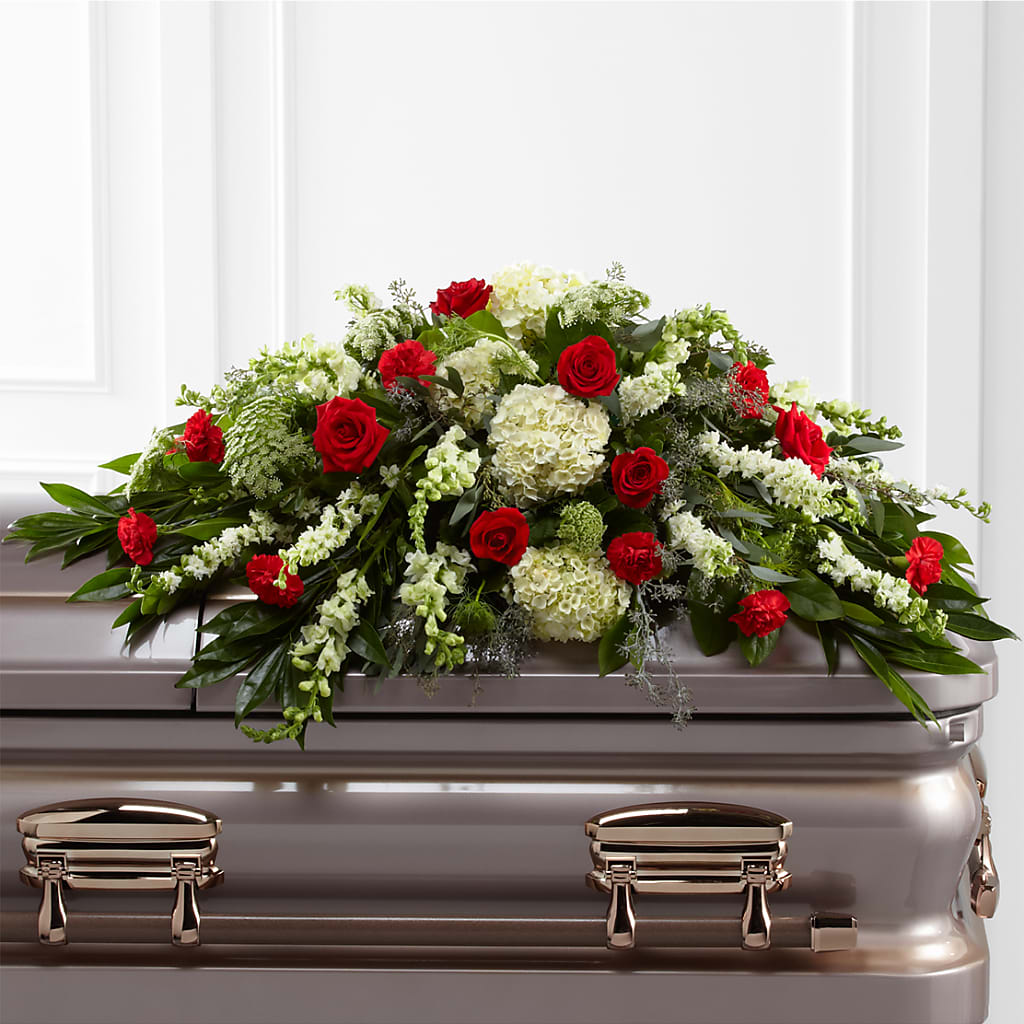 Sincerity Casket Spray – Hawes Florist Llc, Maynard MA