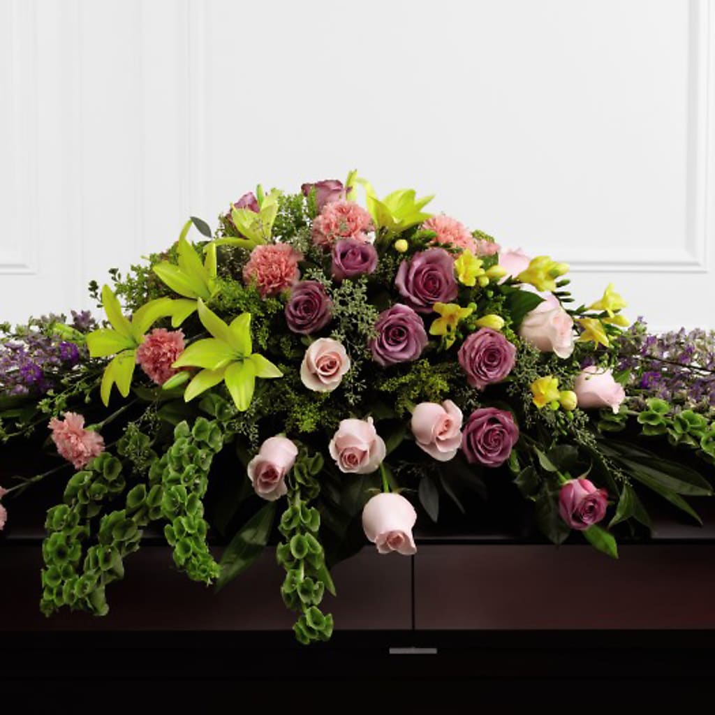 Forever Beloved Casket Spray – Hawes Florist Llc, Maynard MA