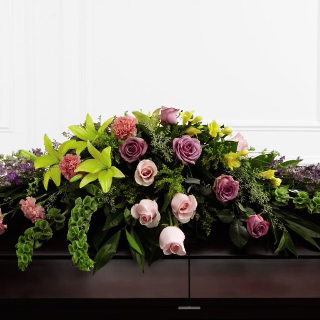 Forever Beloved Casket Spray – Hawes Florist Llc, Maynard MA