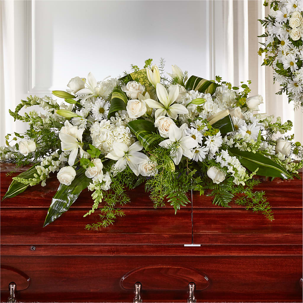 Abundance Casket Spray – Hawes Florist Llc, Maynard MA