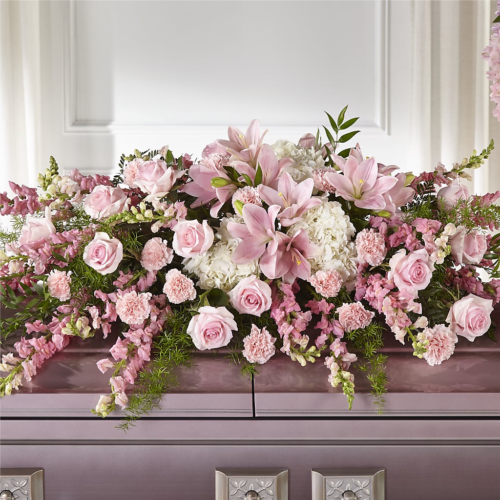 Life & Remembrance Casket Spray – Hawes Florist Llc, Maynard MA