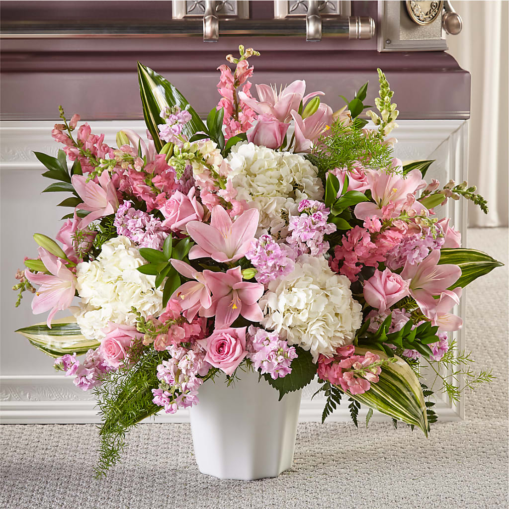 Simply Serene Floor Basket – Hawes Florist Llc, Maynard MA