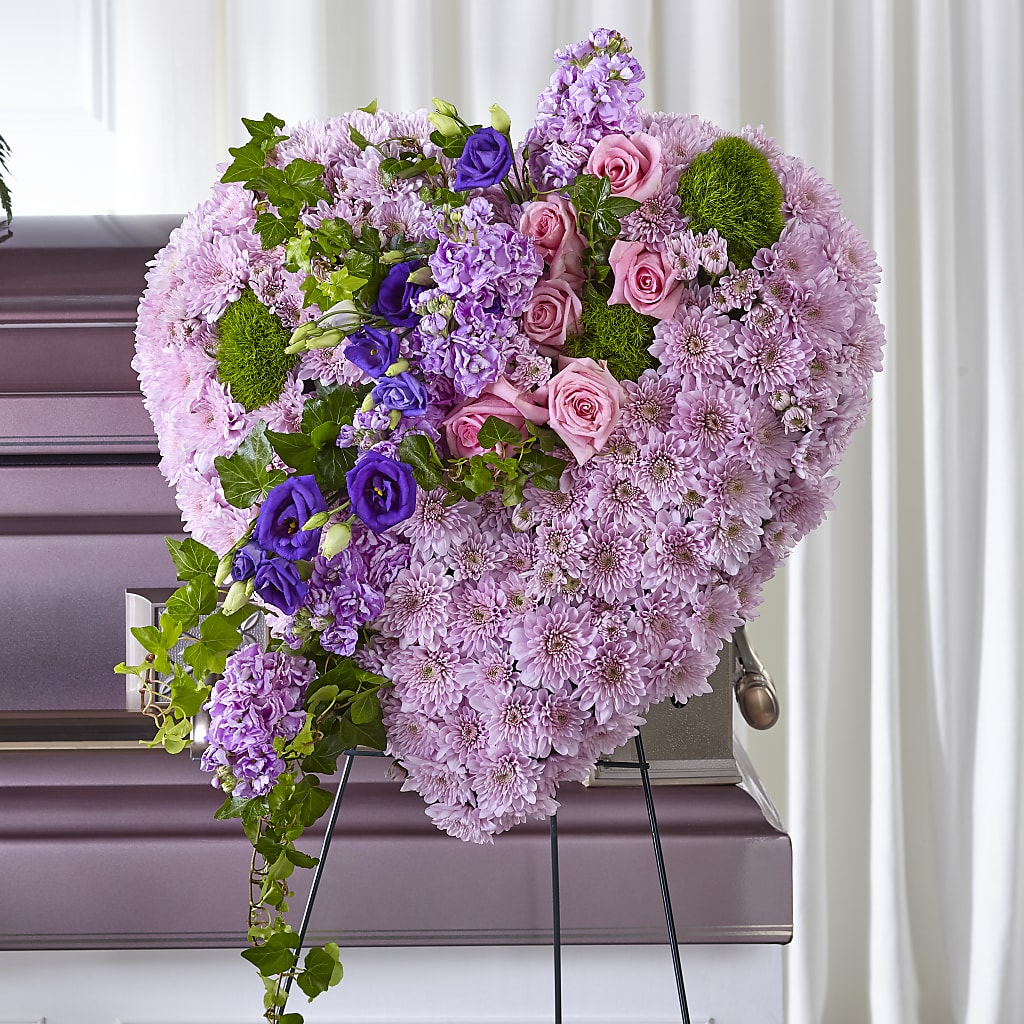 Treasured Love Standing Heart – Hawes Florist Llc, Maynard MA