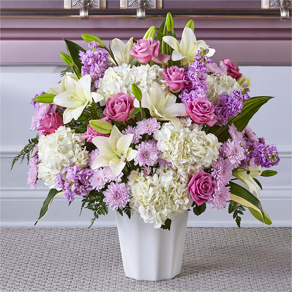 Heaven Sent Floor Basket – Hawes Florist Llc, Maynard MA