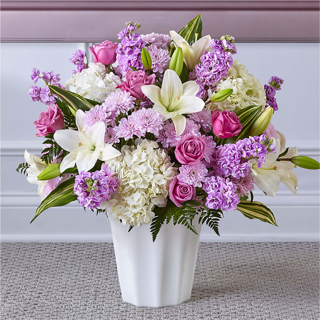 Heaven Sent Floor Basket – Hawes Florist Llc, Maynard MA