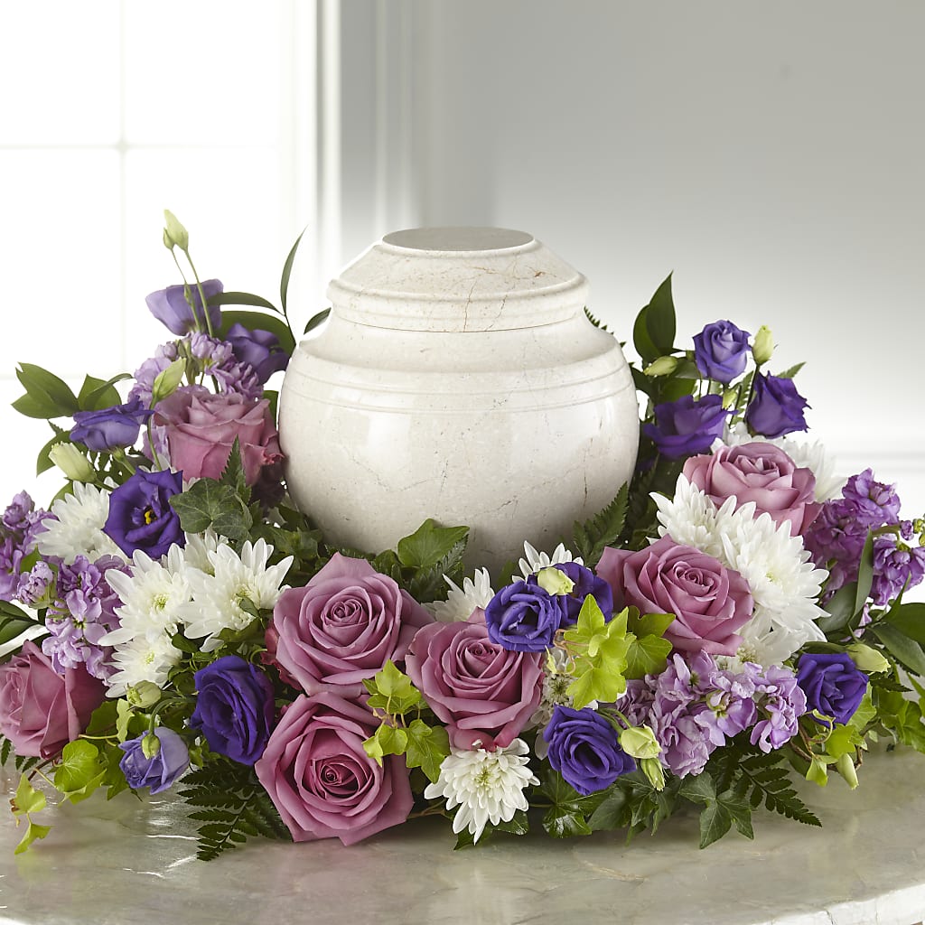 Blooming Sympathy Cremation Adornment – Hawes Florist Llc, Maynard MA
