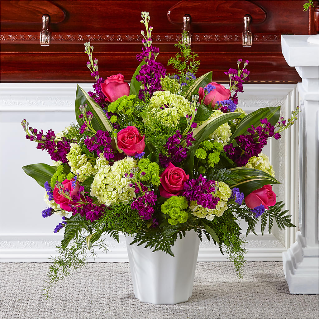 Beautiful Horizons Floor Basket – Hawes Florist Llc, Maynard MA