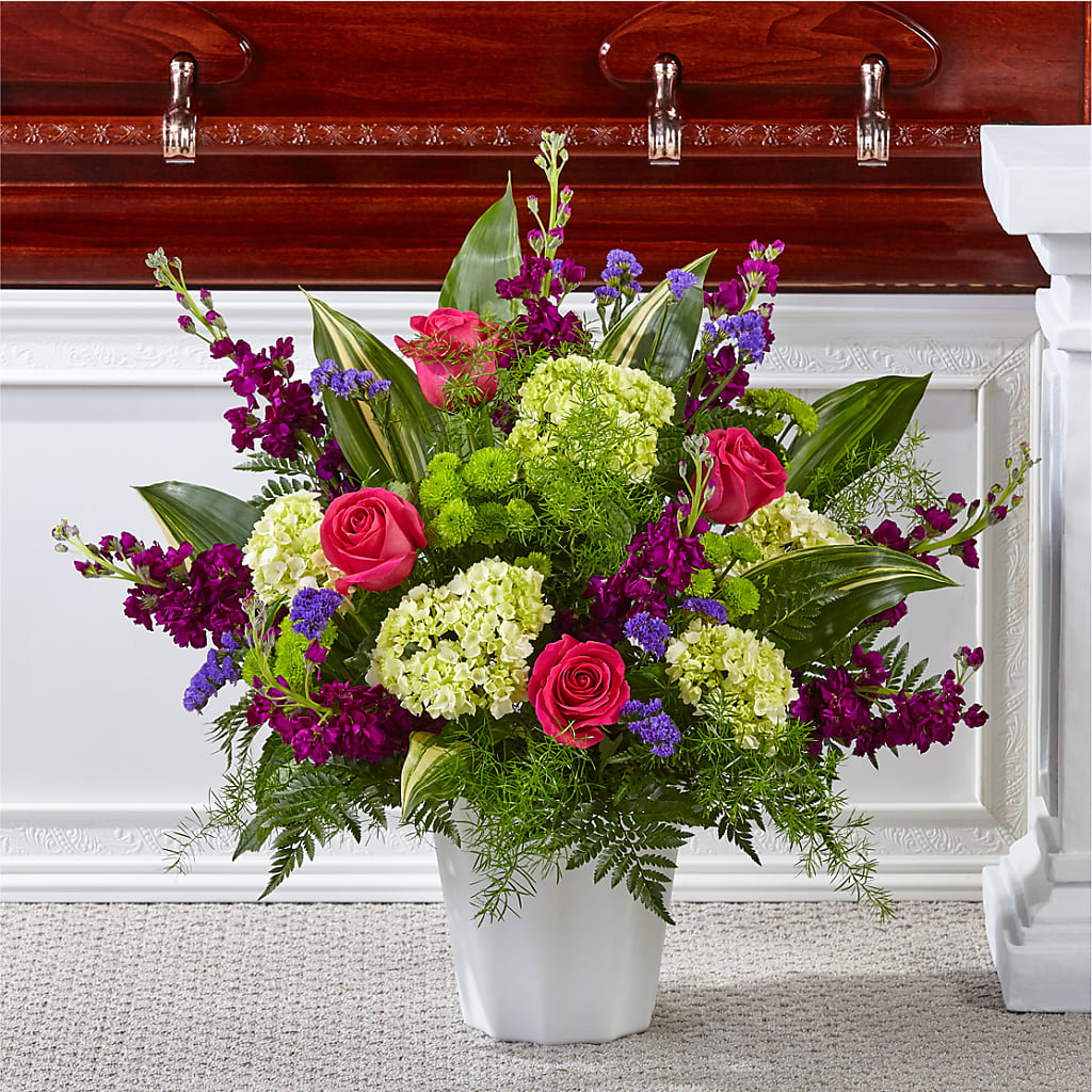 Beautiful Horizons Floor Basket – Hawes Florist Llc, Maynard MA