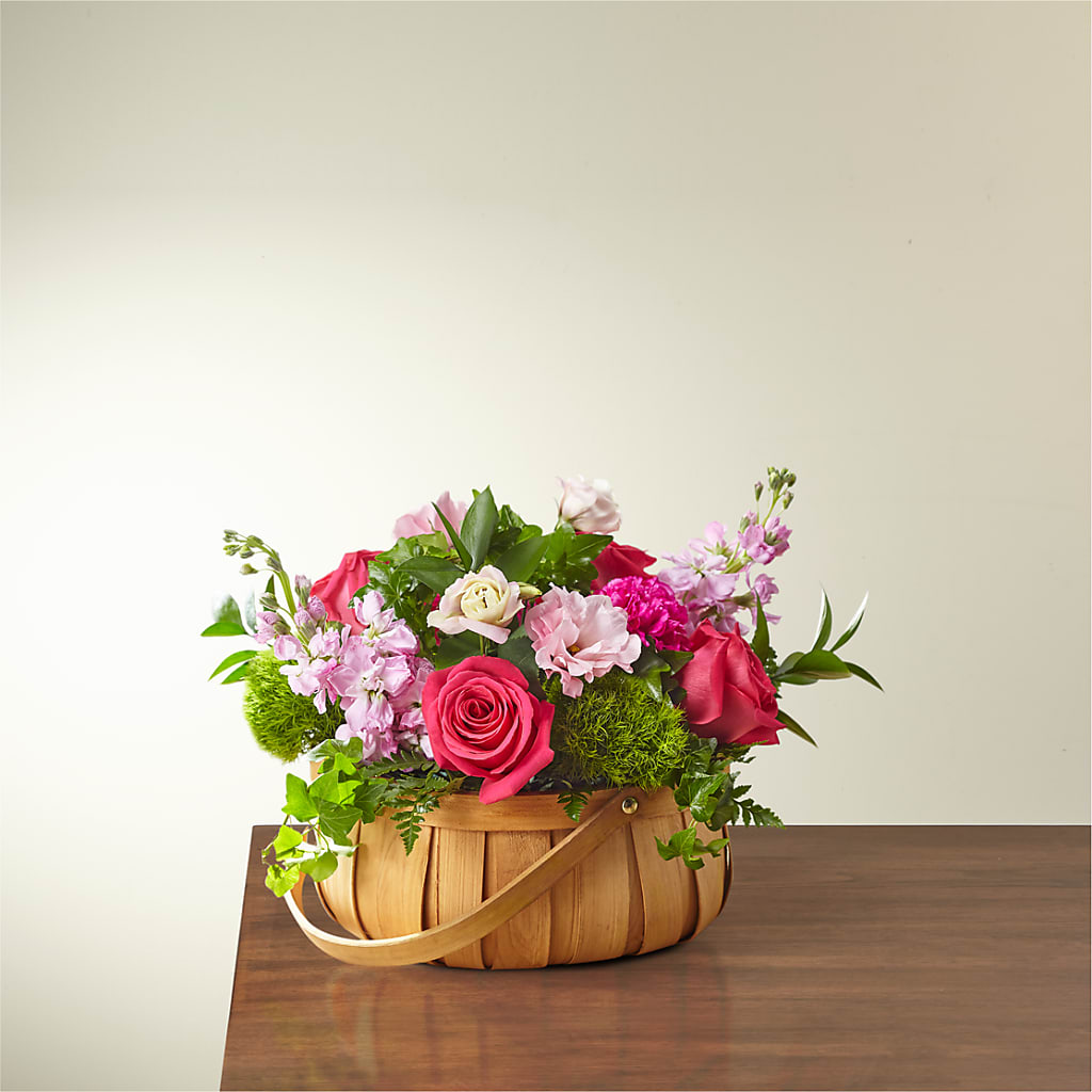 Radiance in Bloom Basket – Hawes Florist Llc, Maynard MA