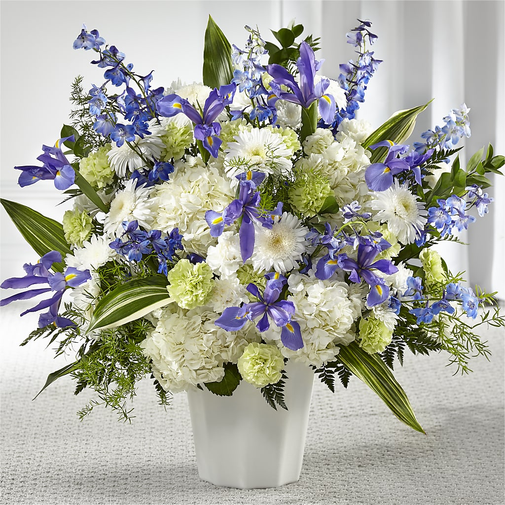 Soft Serenity Floor Basket – Hawes Florist Llc, Maynard MA