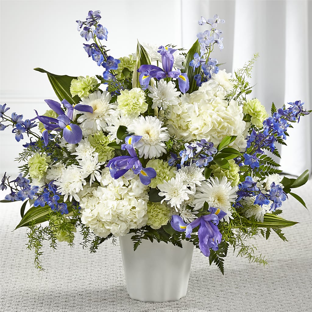 Soft Serenity Floor Basket – Hawes Florist Llc, Maynard MA