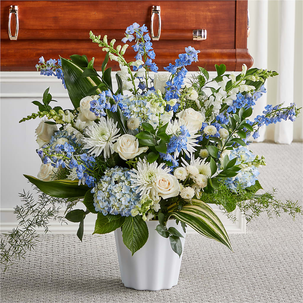 Everlasting Memories Floor Basket – Hawes Florist Llc, Maynard MA
