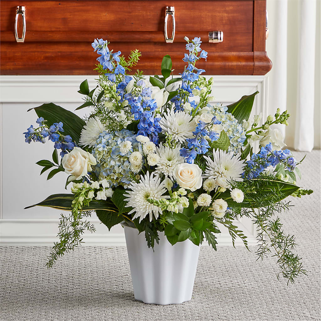 Everlasting Memories Floor Basket – Hawes Florist Llc, Maynard MA
