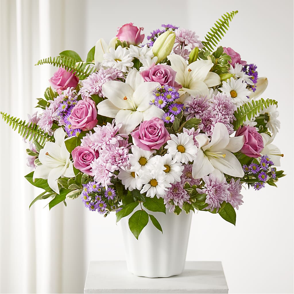 Warmest Thoughts Tabletop Basket – Hawes Florist Llc, Maynard MA