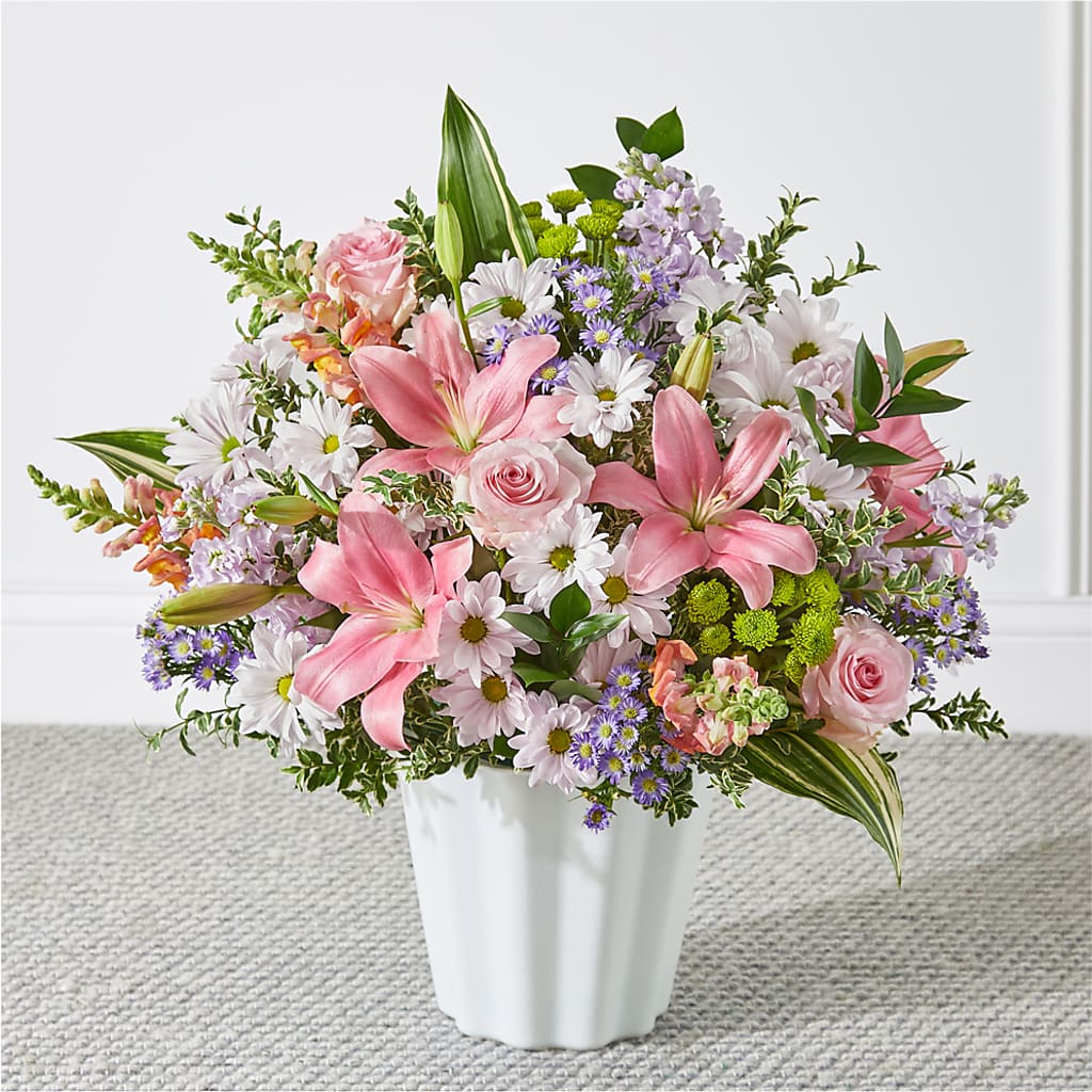 Abundant Compassion Floor Basket – Hawes Florist Llc, Maynard MA