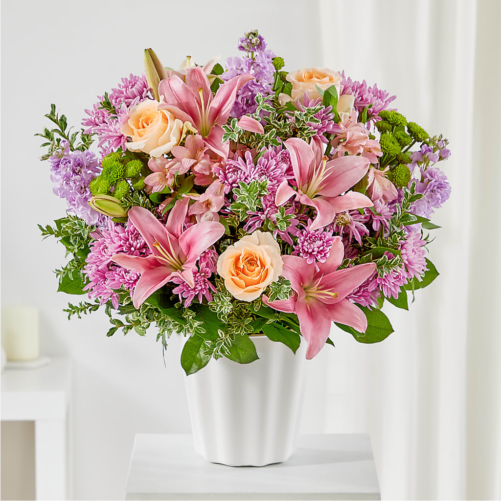 Supportive Embrace Tabletop Basket – Hawes Florist Llc, Maynard MA