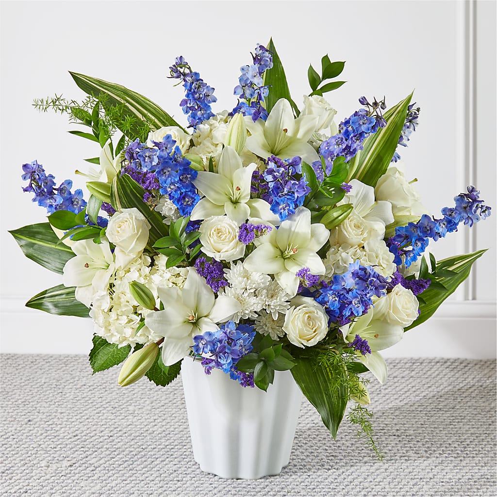 Take Comfort Floor Basket – Hawes Florist Llc, Maynard MA