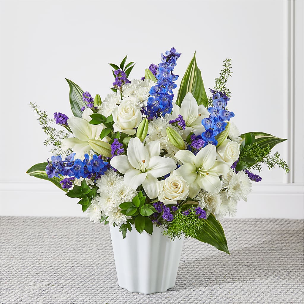 Take Comfort Floor Basket – Hawes Florist Llc, Maynard MA