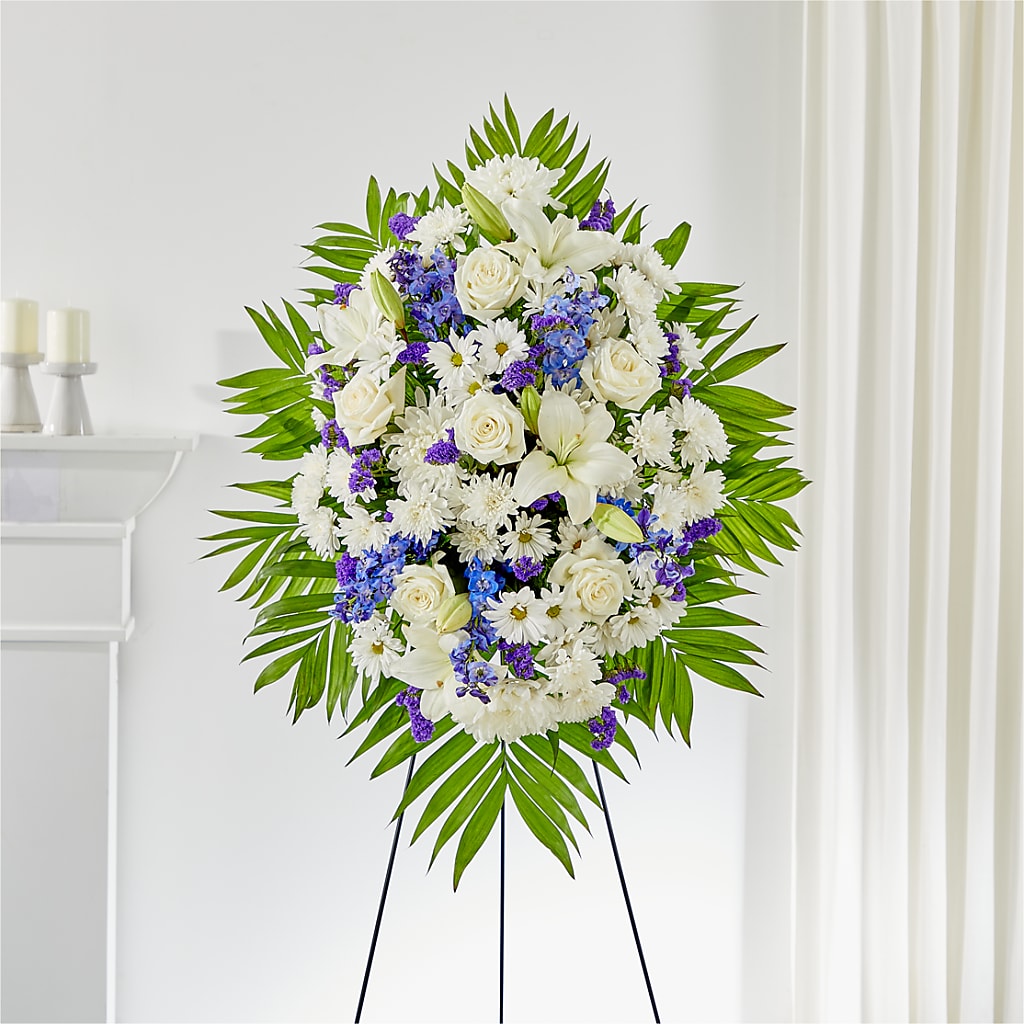 At Rest Standing Spray – Hawes Florist Llc, Maynard MA