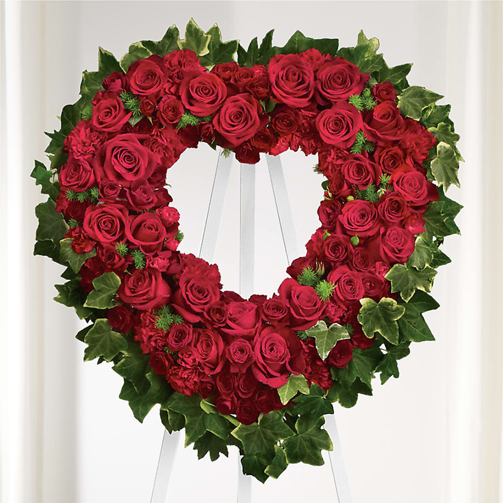 Wholehearted Standing Spray – Hawes Florist Llc, Maynard MA