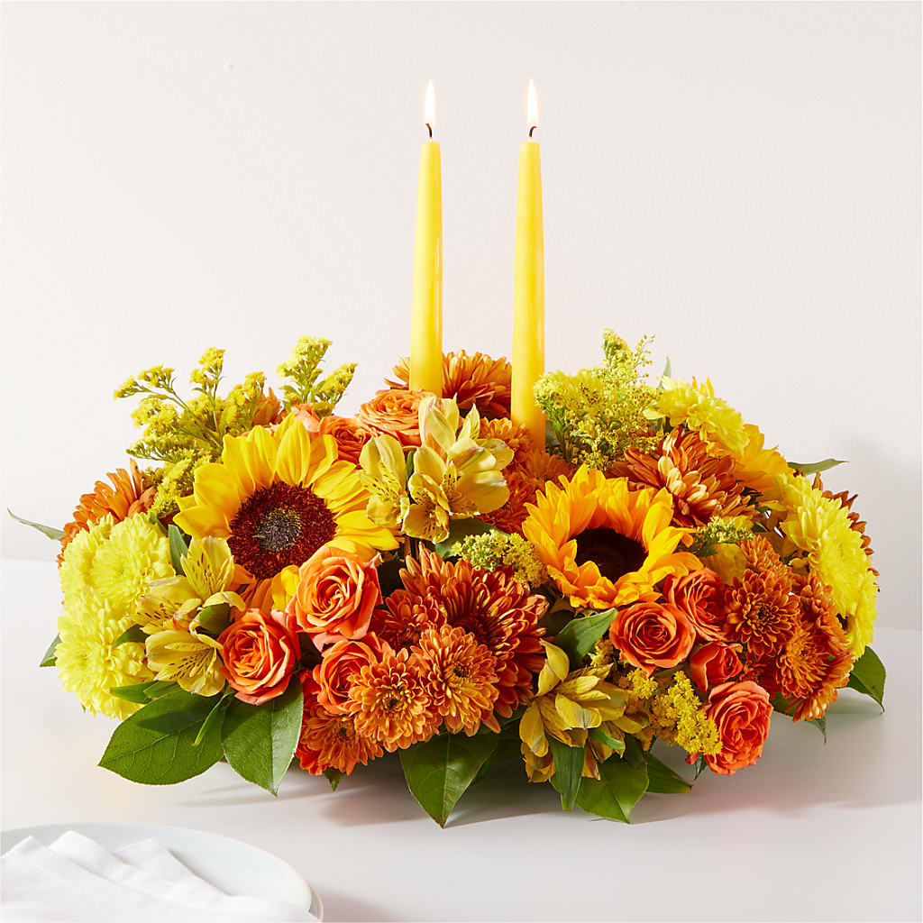Autumn Harmony Centerpiece – Hawes Florist Llc, Maynard MA
