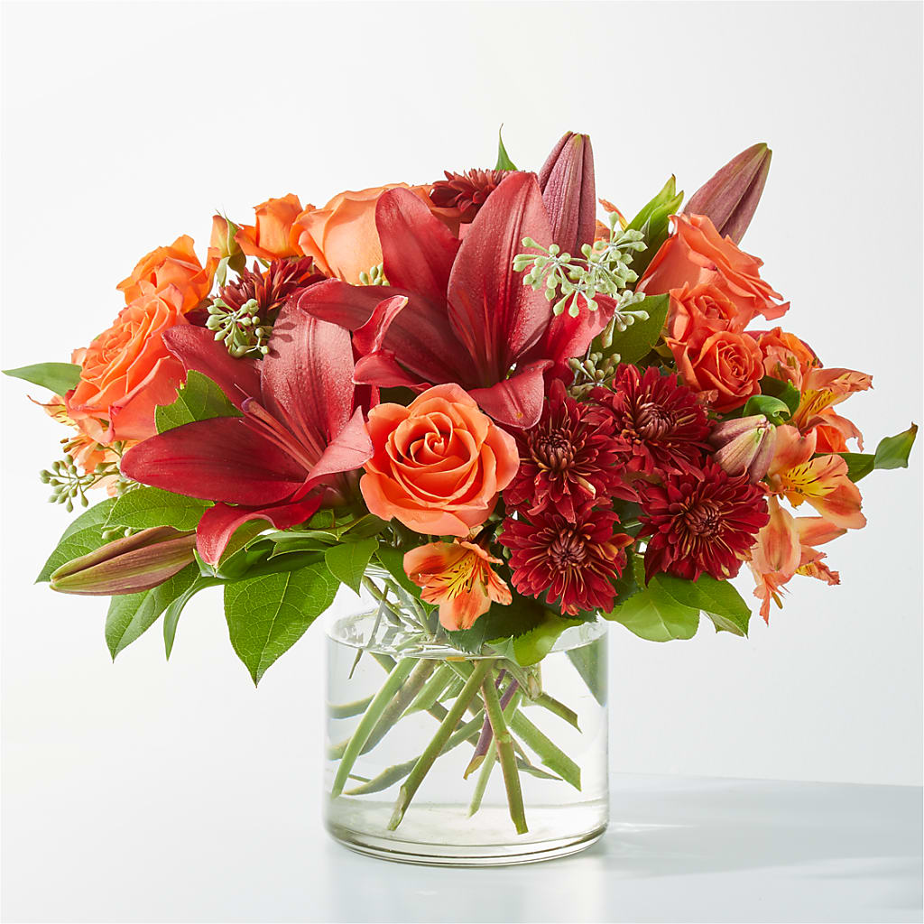 Crimson Leaves Bouquet – Hawes Florist Llc, Maynard MA
