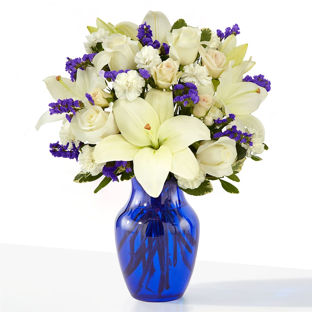 Sapphire Rush Bouquet – Hawes Florist Llc, Maynard MA