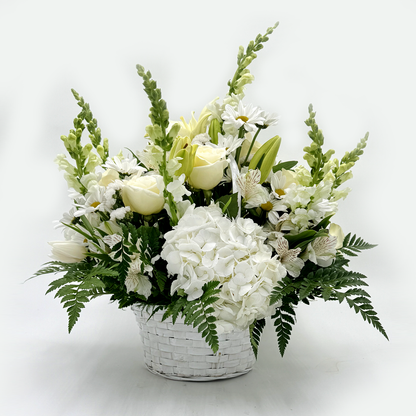 The Angel White Arrangement –  Hawes Florist Llc, Maynard MA
