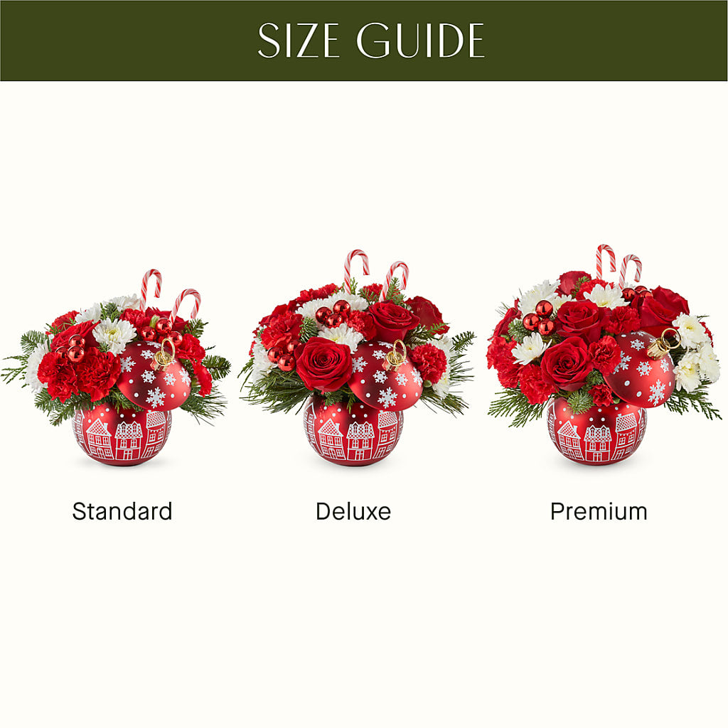 Cheer in the Air Ornament –  Hawes Florist Llc, Maynard MA