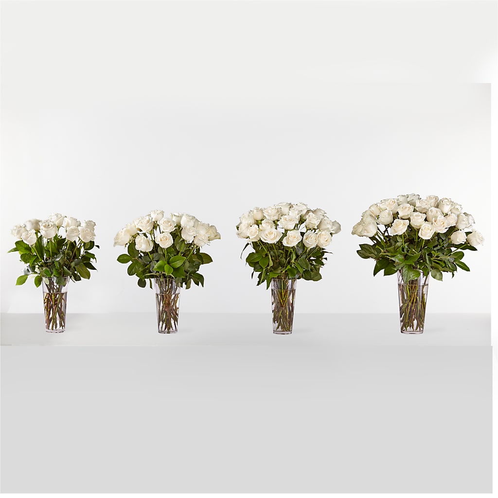 Long Stem White Rose Bouquet –  Hawes Florist Llc, Maynard MA