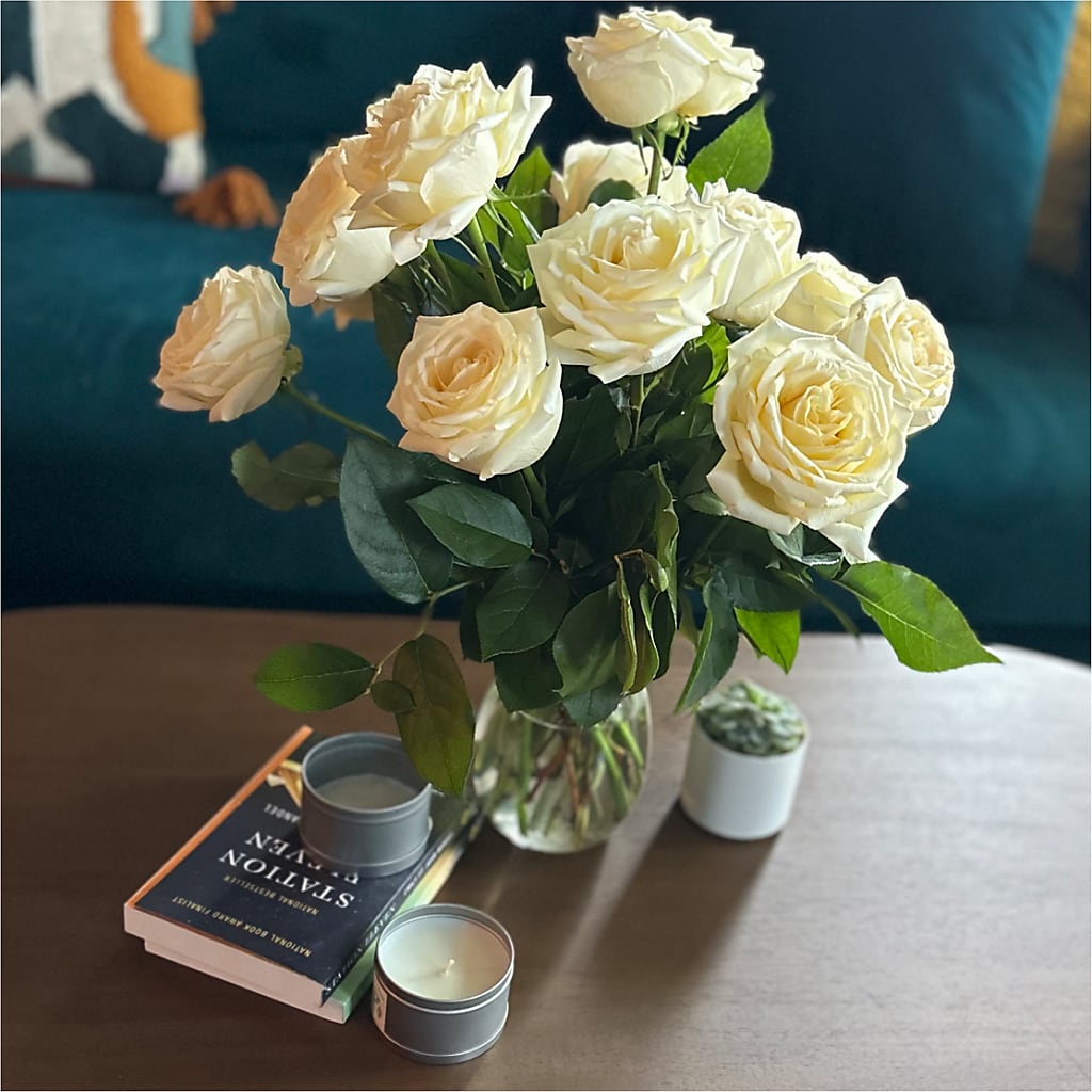 Long Stem Yellow Rose Bouquet –  Hawes Florist Llc, Maynard MA