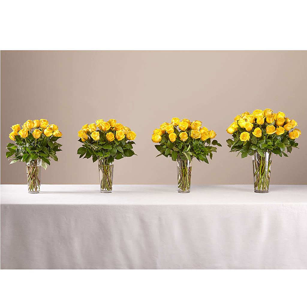 Long Stem Yellow Rose Bouquet –  Hawes Florist Llc, Maynard MA