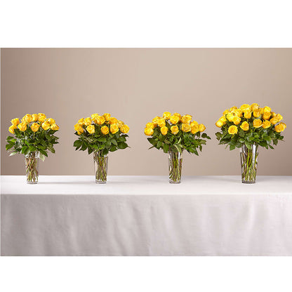 Long Stem Yellow Rose Bouquet –  Hawes Florist Llc, Maynard MA