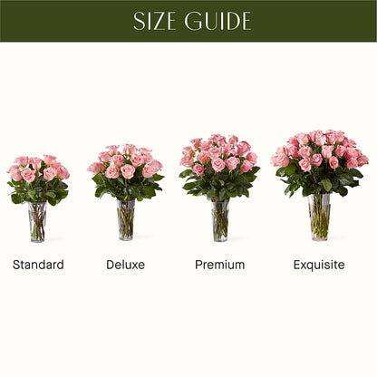 Long Stem Pink Rose Bouquet –  Hawes Florist Llc, Maynard MA