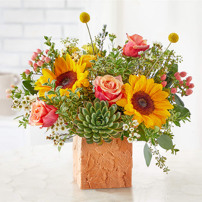 Sunflower Season Bouquet –  Hawes Florist Llc, Maynard MA