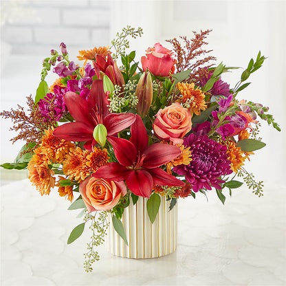 Burgundy Landscape Bouquet –  Hawes Florist Llc, Maynard MA