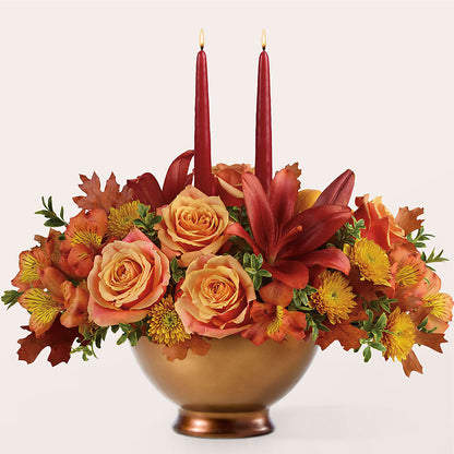 Harvest Table Centerpiece –  Hawes Florist Llc, Maynard MA