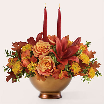 Harvest Table Centerpiece –  Hawes Florist Llc, Maynard MA