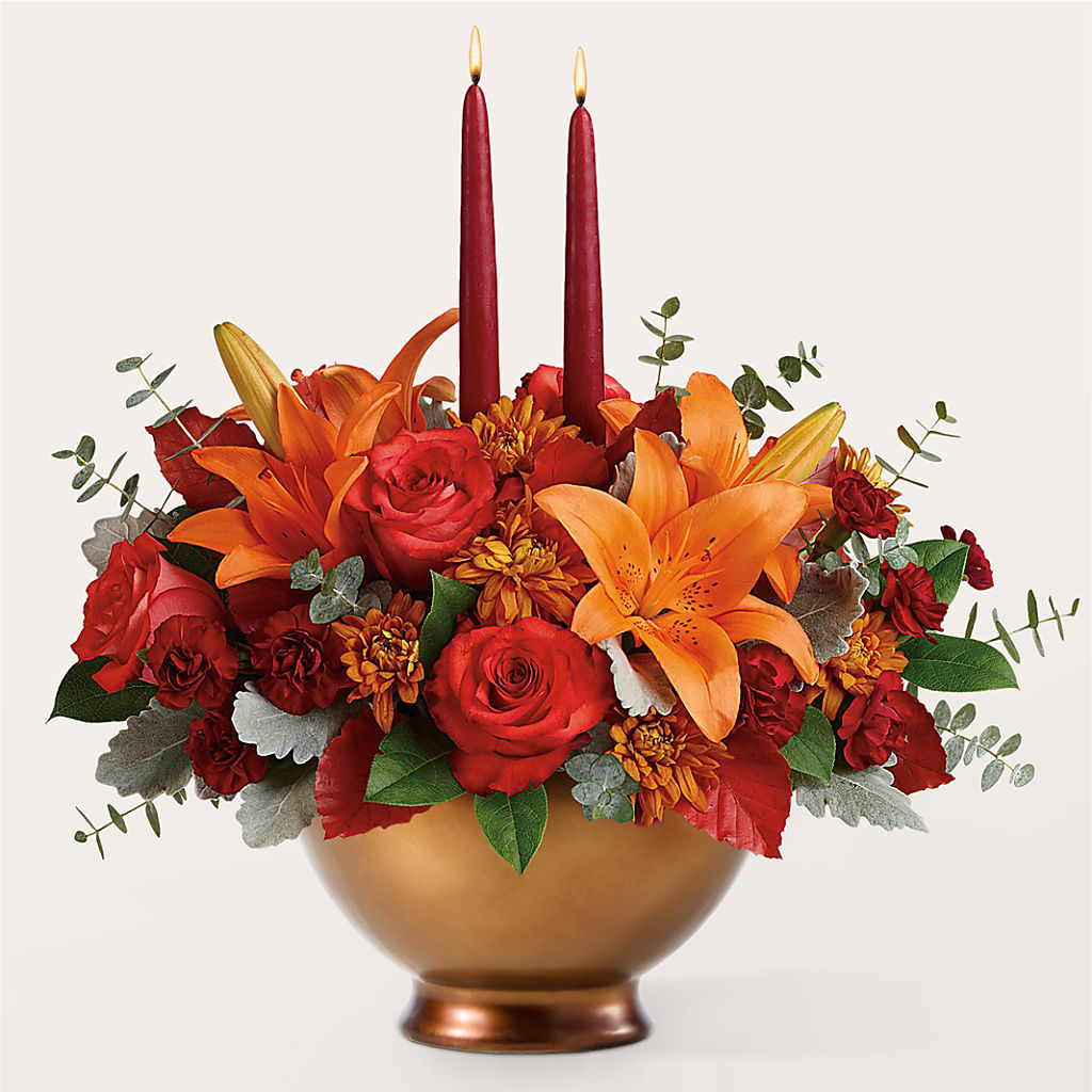 Fruits of Fall Centerpiece –  Hawes Florist Llc, Maynard MA