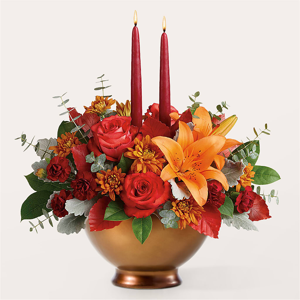 Fruits of Fall Centerpiece –  Hawes Florist Llc, Maynard MA
