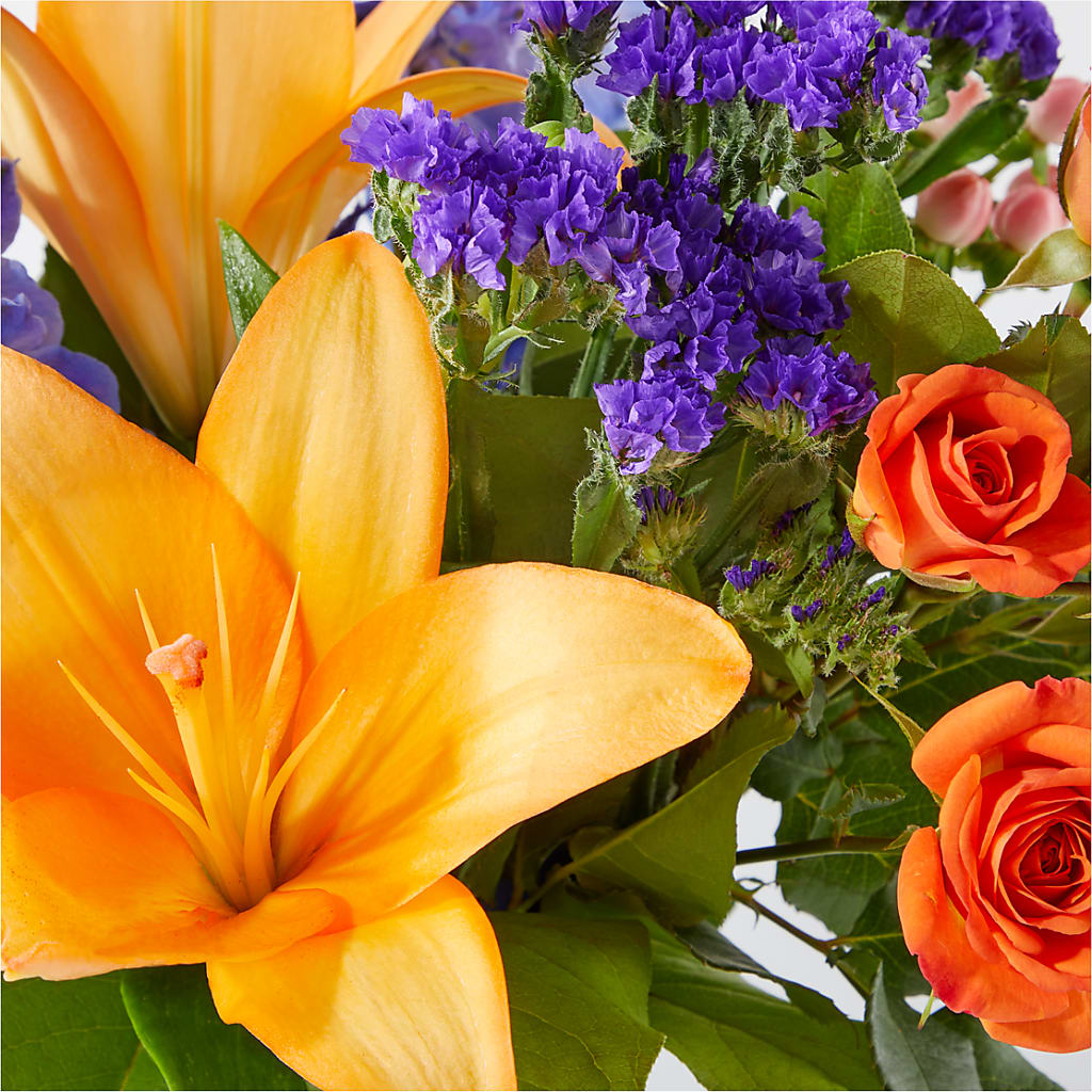 Radiant Citrus Bouquet –  Hawes Florist Llc, Maynard MA