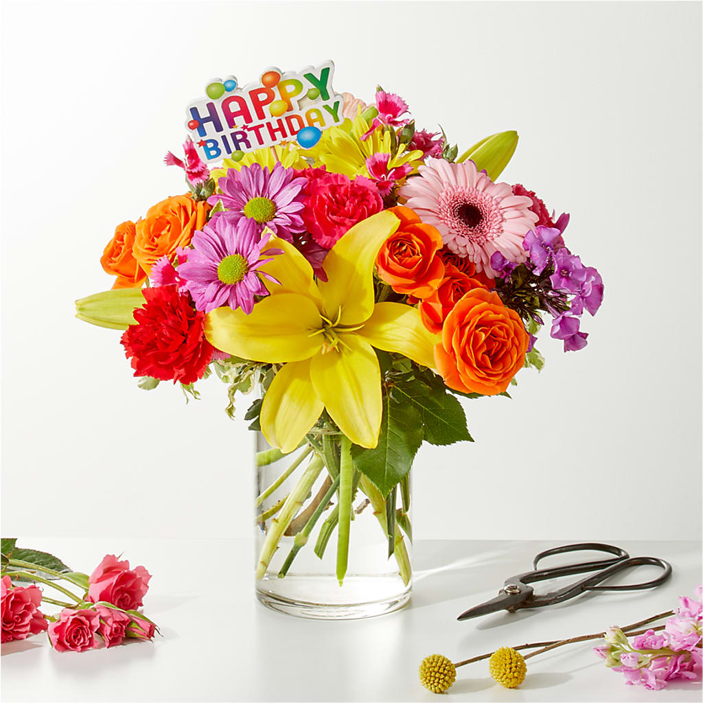 Cue the Confetti - A Florist Original –  Hawes Florist Llc, Maynard MA